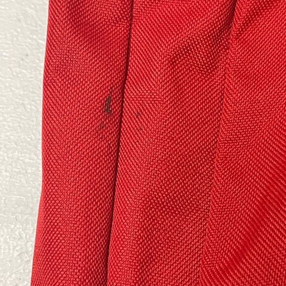 Jumbo zipper messenger bag red nylon. - Picture 7 of 8